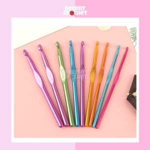 Jarum Rajut Crochet Hook Hakpen Rajut Alumunium